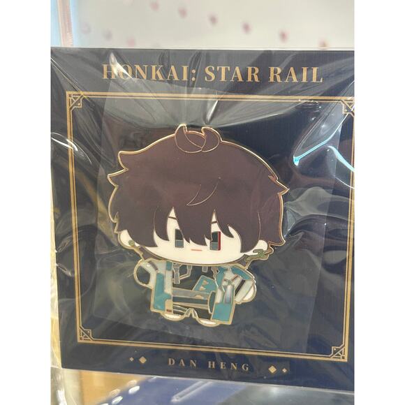 Honkai: Star Rail Chibi Chara Pin Badge Dan Heng - Picture 1 of 3